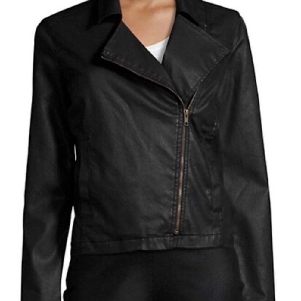 Eileen Fisher Black lamb Leather Jacket for Women - Picture 2 of 6